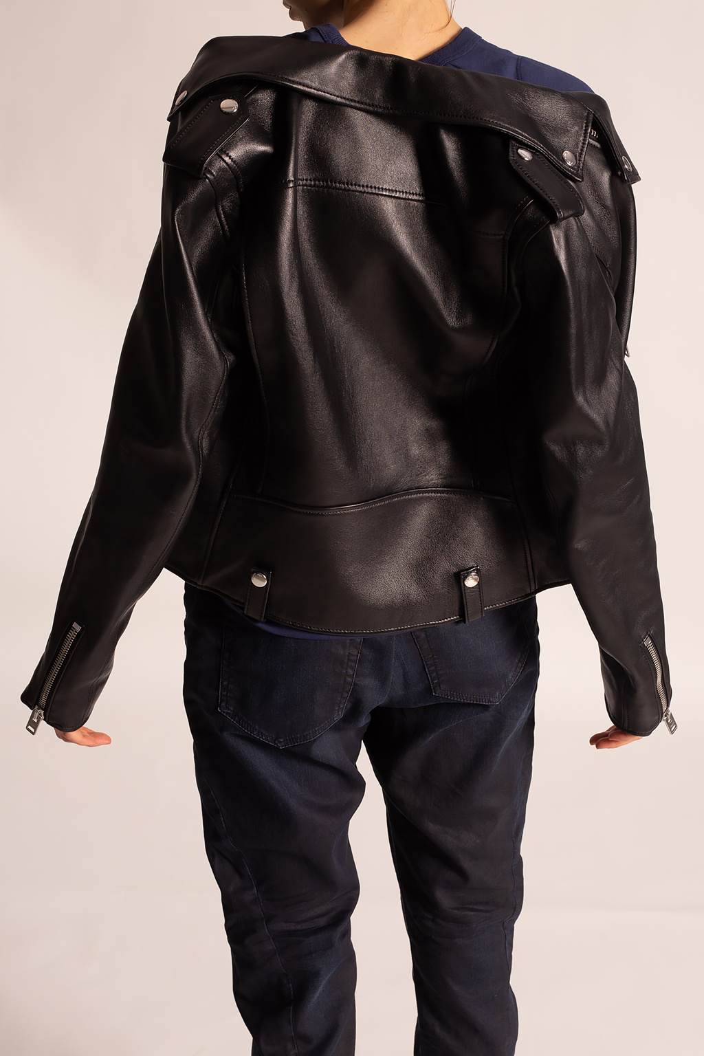 Leather biker jacket Coach Vitkac Australia